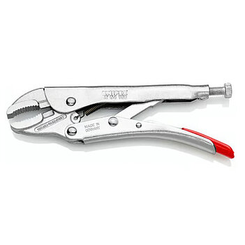 Кліщі затискні KNIPEX Cr-V 180 мм з круглими губками (41 04 180)