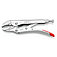 Кліщі затискні KNIPEX Cr-V 180 мм з круглими губками (41 04 180)