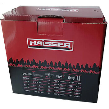 Ланцюг для пили Haisser 91FCS100 3/8", 1,3 мм, 1640DL бухта (84695)