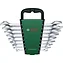 Набір ключів ріжкових Toptul Wrench Set 8 шт. (1600A03HM8)