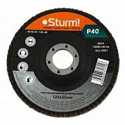 Круг лепестковый шлифовальный Sturm 125xP40 (9010-01-125-40)