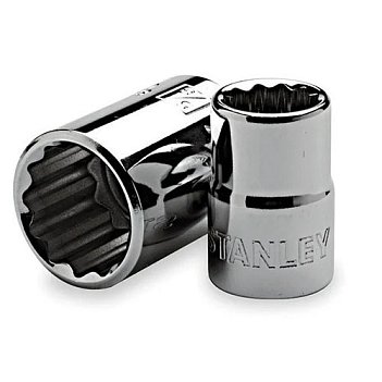 Головка торцевая 12-гранна Stanley 3/8" M 6 мм (STMT72895-8B)