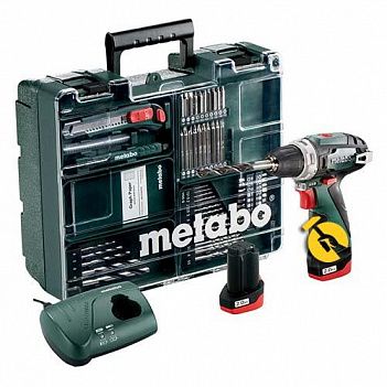 Акумуляторний дриль-шурупокрут Metabo POWERMAXX BS BASIC SET (600080880)