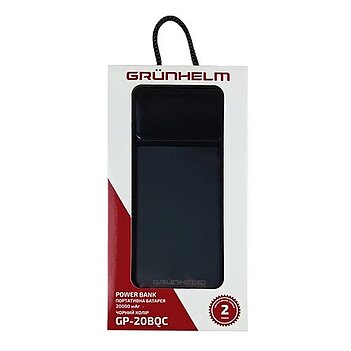 Пoвepбaнк Grunhelm GP-20WQC 20000 mAh (137530)