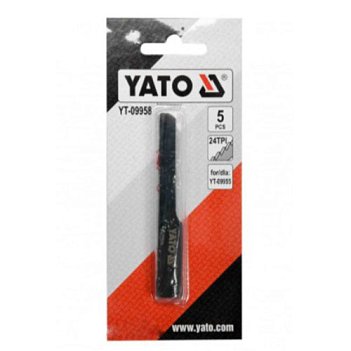 Полотно пиляльне по дереву, металу, пластику Yato HCS 5 шт (YT-09958)