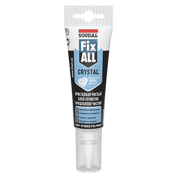 Клей-герметик SOUDAL Fix All Crystal 125мл прозрачный (144754) Клей-герметик SOUDAL Fix All Crystal 125мл прозрачный (144754)