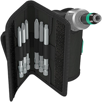 Викрутка тріскачкова з набором біт WERA Kraftform Kompakt Pistol Ra 4 13 шт. (05051031001)