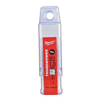 Сверло по металлу Milwaukee Thunderweb HSS-G 1,3х38 мм 10 шт. (4932459828)