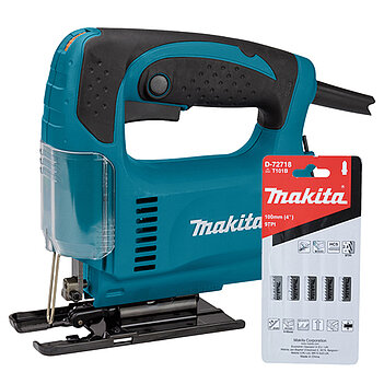Лобзик электрический Makita + полотна пильные 5 шт. (SET-4327-0525) Лобзик электрический Makita + полотна пильные 5 шт. (SET-4327-0525)
