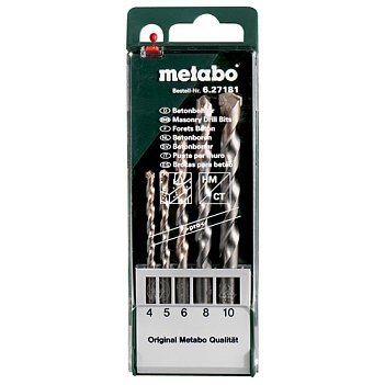 Набор сверл по бетону Metabo 5шт. (627181000)