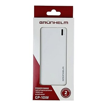 Пoвepбaнк Grunhelm GP-10W 10000 mAh (137518)