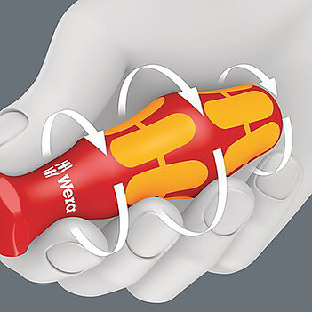 Набор отверток диэлектрических WERA Kraftform Plus 160 i/6 Rack Phillips 6 шт. (05006145001)