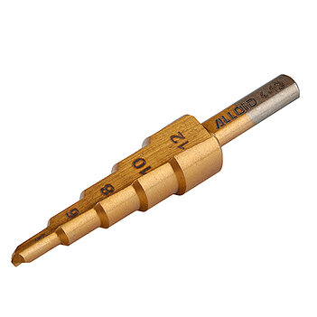 Сверло по металлу Alloid HSS 4-12 мм 1 шт. (SD-0412)