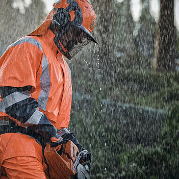 Куртка от дождя Husqvarna Functional High Viz размер XL/58-60 (5976628-58)