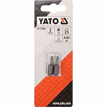 Бита Torx Yato 1/4" T9 2шт (YT-77901)
