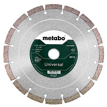 Диск алмазный сегментированный Metabo 230x22,23 мм (624310000)
