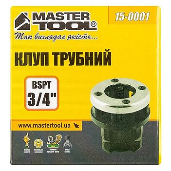 Плашка трубная цилиндрическая MASTERTOOL 3/4" (15-0001)