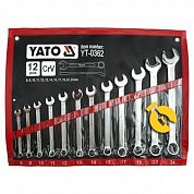 Набір ключів комбінованих Yato 12 шт (YT-0362)