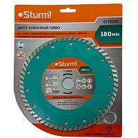 Диск алмазний турбо Sturm 180x22,2x2,2 мм (5170204)