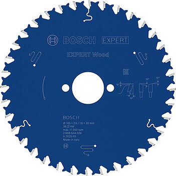 Диск пиляльний по дереву Bosch Expert for Wood 165x1,6х30 мм (2608644026)