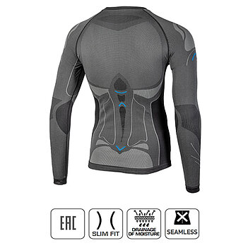 Термофутболка безшовна Hoegert ZEVEN розмір XL-XXL з довгим рукавом (HT5K394-XL-2XL)