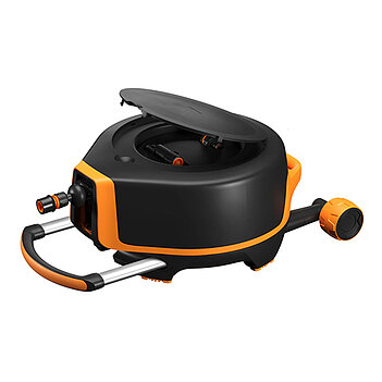 Візок зі шлангом Fiskars X-series XL 27 м автоматичний з набором аксесуарів (1067548) Візок зі шлангом Fiskars X-series XL 27 м автоматичний з набором аксесуарів (1067548)