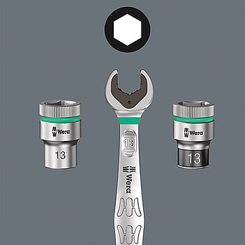 Набір головок 6-гранних WERA Zyklop Belt A 4 1/4" 9 шт. (05003883001)