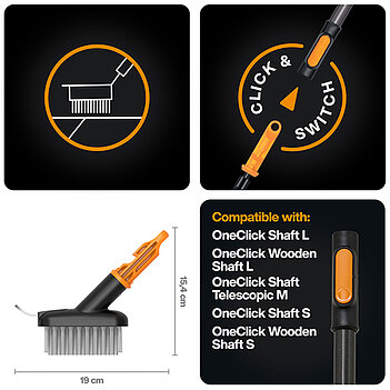 Метла-щетка Fiskars Fiskars OneClick (1080697)