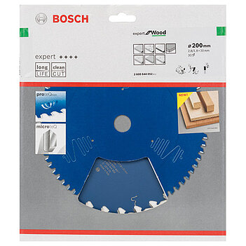 Диск пильный по дереву Bosch Expert for Wood 200x1,8х30 мм (2608644052)