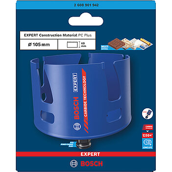 Коронка универсальная Bosch Construction Material PC Plus 105 мм (2608901942)