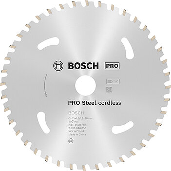 Диск пиляльний по сталі Bosch PRO Steel 165x1,2х20 мм (2608846858)