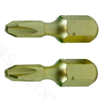 Бита ударная Phillips Makita Impact Gold Super Slim 1/4" PH2 2 шт (B-62337)