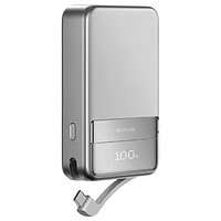 Пoвepбaнк EcoFLow RAPID Magnetic Power Bank 10000 Silver 10000 mAh (EF-RAPID10000-EU)