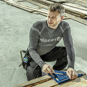 Термофутболка безшовна Hoegert OSTE розмір XL-XXL з довгим рукавом (HT5K392-XL-2XL)