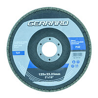 Круг пелюстковий шліфувальний Gerrard 125мм х P40 (131950)