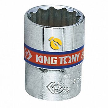 Головка торцевая 12-гранная King Tony 1/4" 11/32" (233011S)