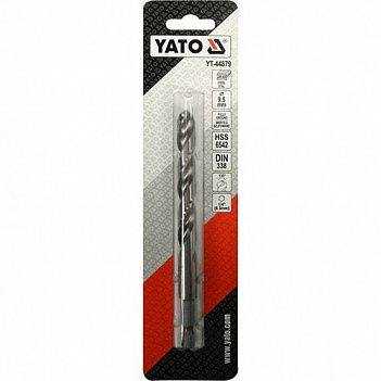 Сверло по металлу Yato HSS6542 9,5x125мм 1шт (YT-44879)