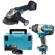 Набор инструментов аккумуляторных Makita (SET-DTW1001RTJ-1024)