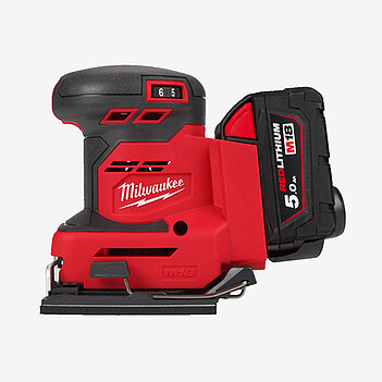 Шліфмашина вібраційна акумулят Milwaukee M18 BQSS-0 (4933479966) - без акумулятора та зарядного пристрою