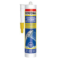 Герметик силиконовый санитарный SOUDAL 280мл прозрачный (075860)