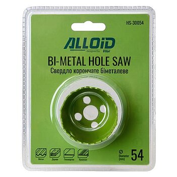 Коронка універсальна Alloid Bi-Metal 54 мм (HS-30054)