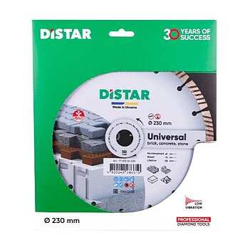 Диск алмазний сегментований Distar Universal 230x22,23х2,3 мм (11161034029)