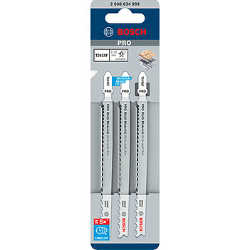 Полотно пиляльне універсальне Bosch PRO Multi Material thick and thin T345XF 132 мм 3 шт. (2608634993)