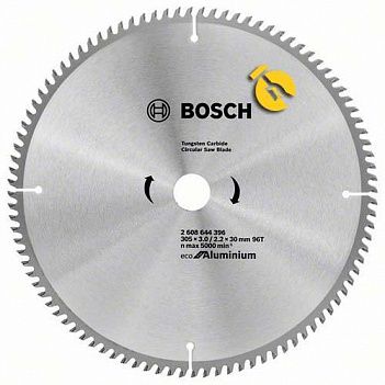 Диск пильный по металлу и пластмассе Bosch Eco for Aluminium 305x30 (2608644396)