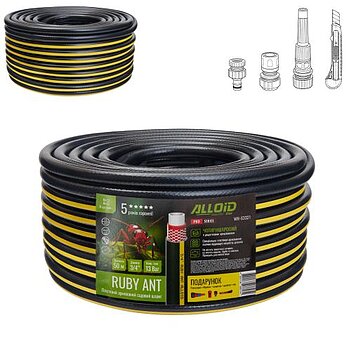 Шланг поливочный Alloid Ruby Ant 3/4" 50 м (WH-63321)