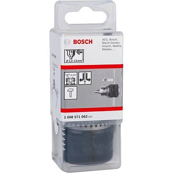 Зубчатый патрон Bosch 1,5-13 мм (1608571062)