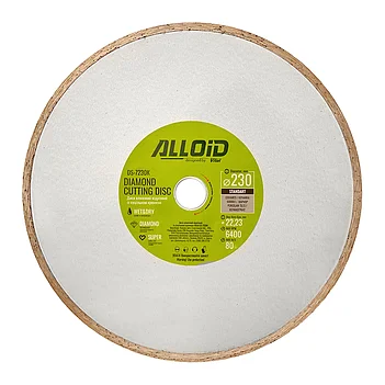 Диск алмазный сплошной Alloid 230х22,23мм 1шт (DS-7230K)