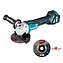 Угловая шлифмашина аккумуляторная Makita + круг зачистной по металлу 10 шт. (SET-DGA511Z-0726) - без аккумулятора и зарядного устройства