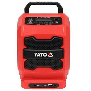 Радиоприемник сетевой / аккумуляторный Yato (YT-82940) - без аккумулятора и зарядного устройства