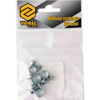 Хомут черв'ячний VOREL W1 9 х 8-10 мм 4 шт. (73780)